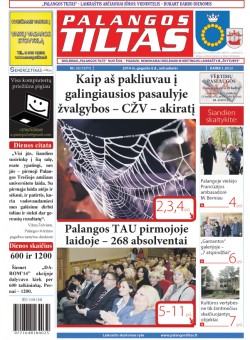 Palangos tilto laikraštis, Data: 2014-05-05, Numeris: 33(1271) 