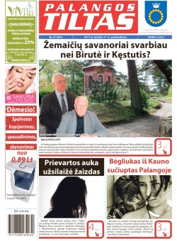 Palangos tilto laikraštis, Data: 2011-06-16, Numeris: 47 (991) 
