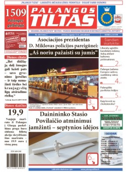Palangos tilto laikraštis, Data: 2016-09-12, Numeris: 68 (1502) 