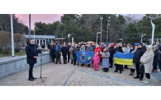 Palanga palaiko savo miesto partnerį Ukrainoje Bučą ir visus Ukrainos žmones jų kovoje (FOTO GALERIJA)