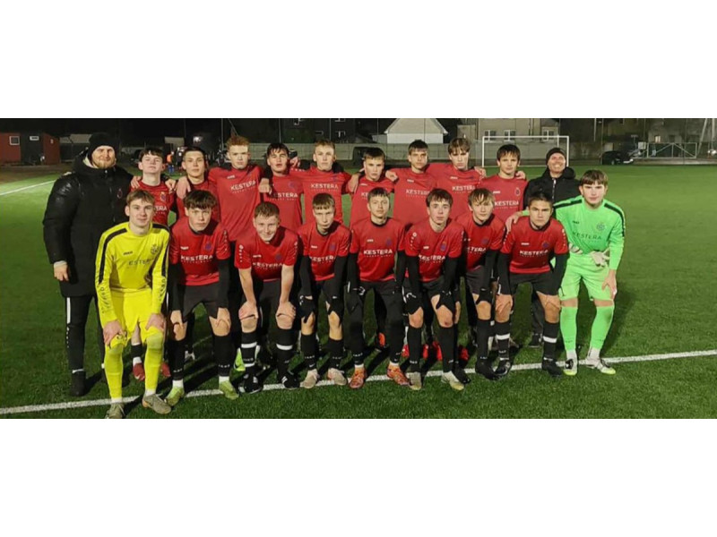 Palangos FK „Gintaras“ U-16 komanda dramatiška pergale užbaigė pirmąjį Lietuvos čempionato ratą