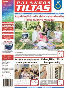 Palangos tilto laikraštis, Data: 2011-09-09, Numeris: 69 (1013) 