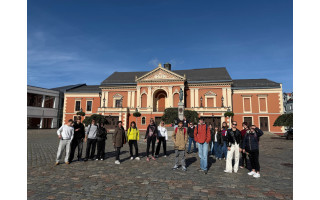 Erasmus nutiesė tiltą tarp Palangos senosios gimnazijos ir Vokietijos Görlitz Augustus-Annen gimnazijos  (FOTO GALERIJA)