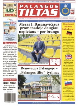 Palangos tilto laikraštis, Data: 2015-09-17, Numeris: 70(1406) 