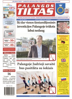 Palangos tilto laikraštis, Data: 2015-09-14, Numeris: 69(1405) 