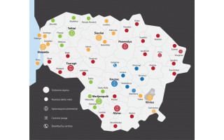 Palanga pernai buvo viena iš vidinės migracijos centrų: ją pasirinko 818 gyventojų, o jį paliko 472 