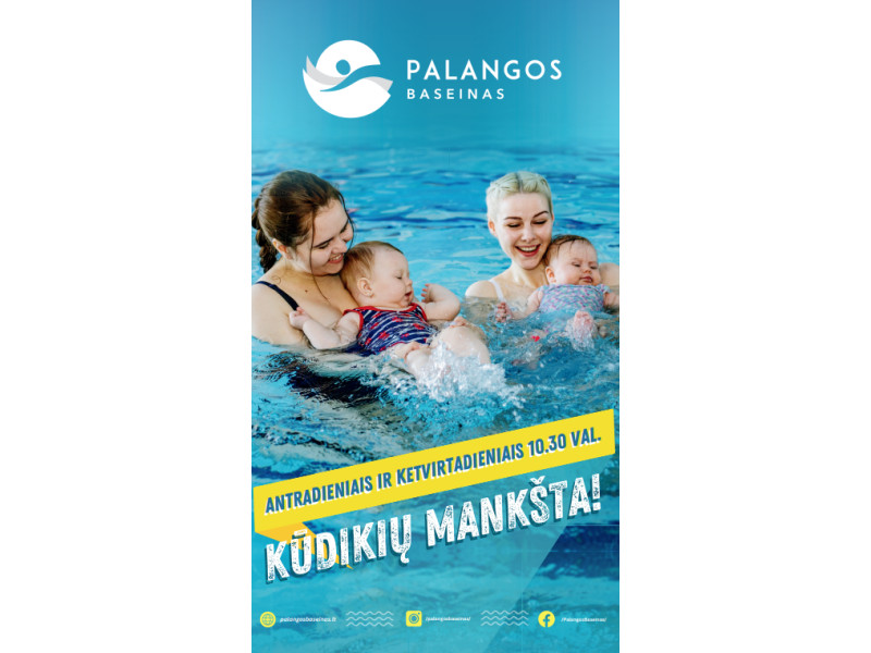 Kūdikių mankšta - Palangos baseine