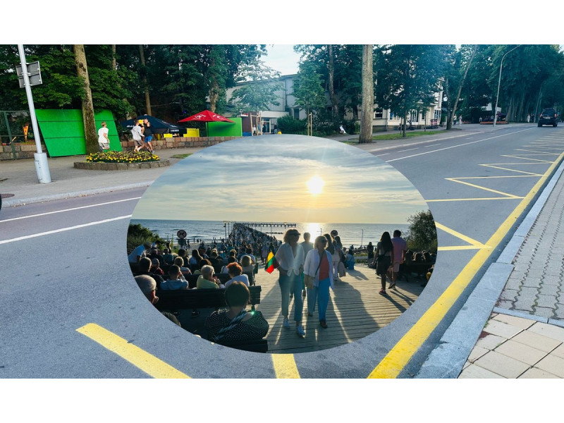 Palangoje uždrausta parkuoti automobilius Vytauto gatvės atkarpoje. FOTO: JUSTINA ASAKAVIČIŪTĖ | „DELFI“
