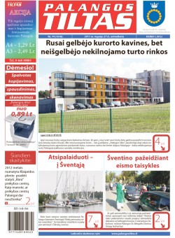 Palangos tilto laikraštis, Data: 2011-09-27, Numeris: 74 (1018) 