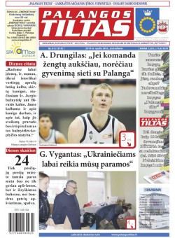 Palangos tilto laikraštis, Data: 2014-10-27, Numeris: 81(1319) 
