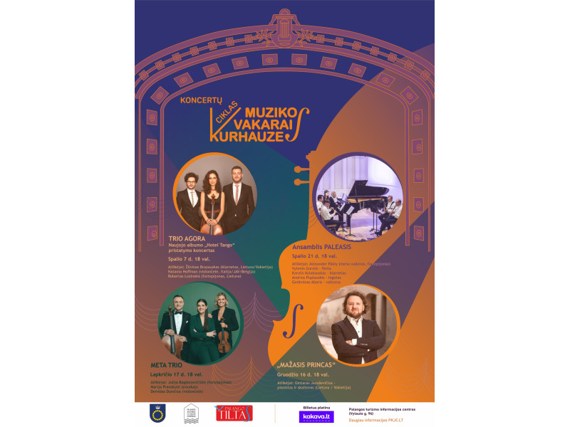 „MUZIKOS VAKARAI KURHAUZE“ RUDENĮ PASITINKA SU VIRTUOZIŠKAIS KONCERTAIS