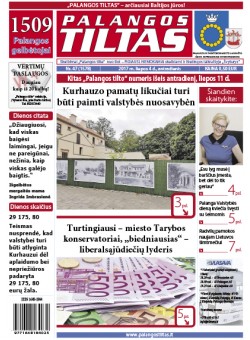 Palangos tilto laikraštis, Data: 2017-07-03, Numeris: 47 (1578) 