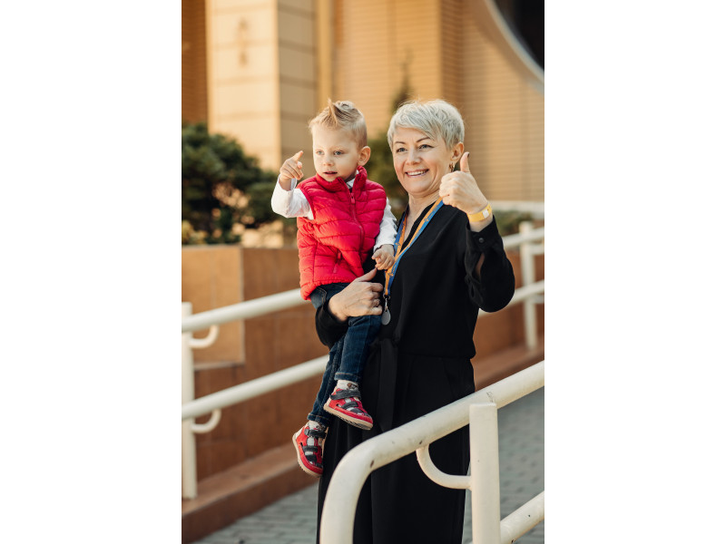 Andrej su mama Oksana