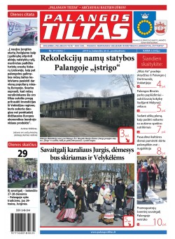 Palangos tilto laikraštis, Data: 2019-04-26, Numeris: 19 (1692) 