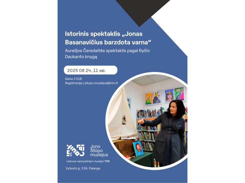 Aurelijos Čeredaitės istorinis spektaklis „Jonas Basanavičius barzdota varna“ 