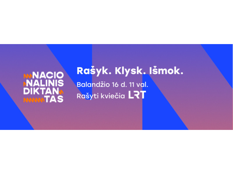 Vėl kviečia rašyti Nacionalinį diktantą