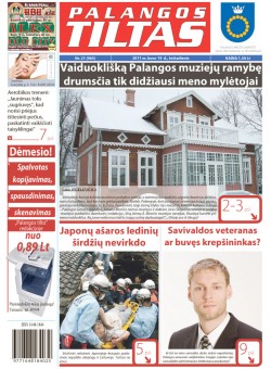 Palangos tilto laikraštis, Data: 2011-03-18, Numeris: 21 (965) 