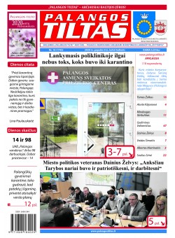 Palangos tilto laikraštis, Data: 2020-05-20, Numeris: 18 (1743) 