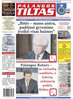 Palangos tilto laikraštis, Data: 2014-11-06, Numeris: 84(1322) 