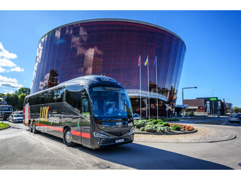 „Lux Express“ autobusai maršrutu Klaipėda–Liepoja–Ryga kursuos tris kartus per dieną