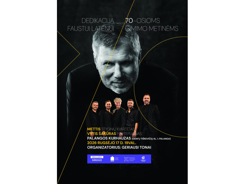 Palangos kurhauze – Fausto Latėno 70-mečiui skirtas koncertas