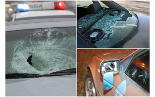 Girtas chuliganas Palangoje vaikščiodamas gatvėmis apgadino 6 automobilius