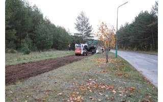 Tvarkoma Vanagupės gatvės atkarpa – atnaujinama kelio danga bei šaligatvis