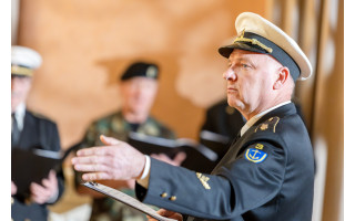 Palangos vyrų choro „„Jūros šauliai“ vadovas Rimgaudas Juozapavičius: „Mūsų choras – ne tik muzika, bet ir dvasinė stiprybė“