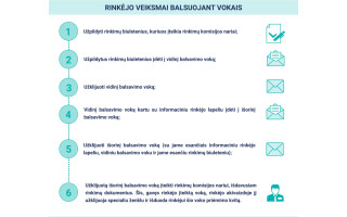 VRK primena: kaip reitinguoti kandidatus ir kaip vyksta balsavimas vokais? 
