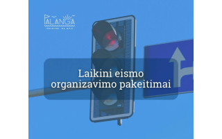 Eismo organizavimo pakeitimai renginio „Paplūdimio baikerių festivalis „Beach bike fest“ 2026“ metu