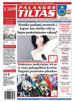 Palangos tilto laikraštis, Data: 2019-08-30, Numeris: 35 (1710) 
