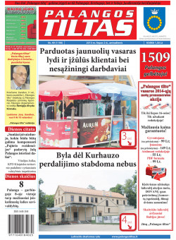 Palangos tilto laikraštis, Data: 2013-07-01, Numeris: 49 (1190) 