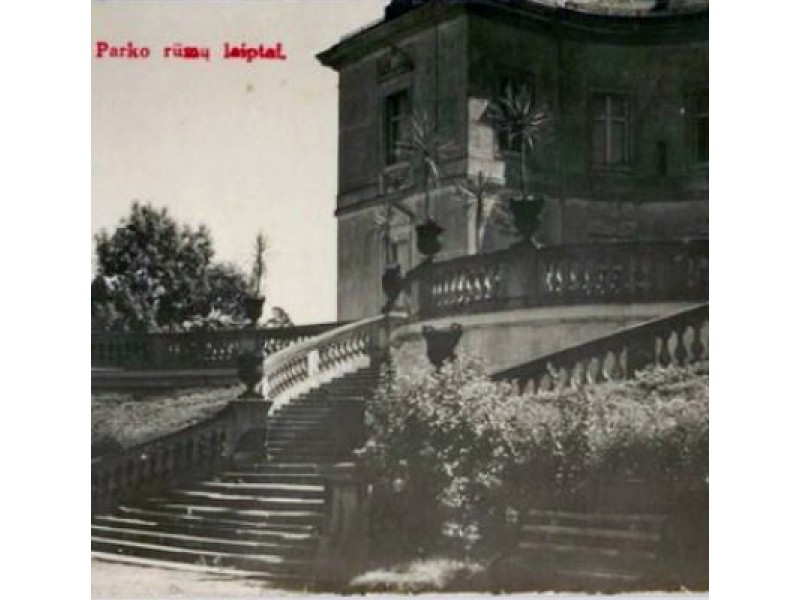 Palangos dvaro rūmai, 1912 metai. Iš „Lietuva senose fotografijose“. 