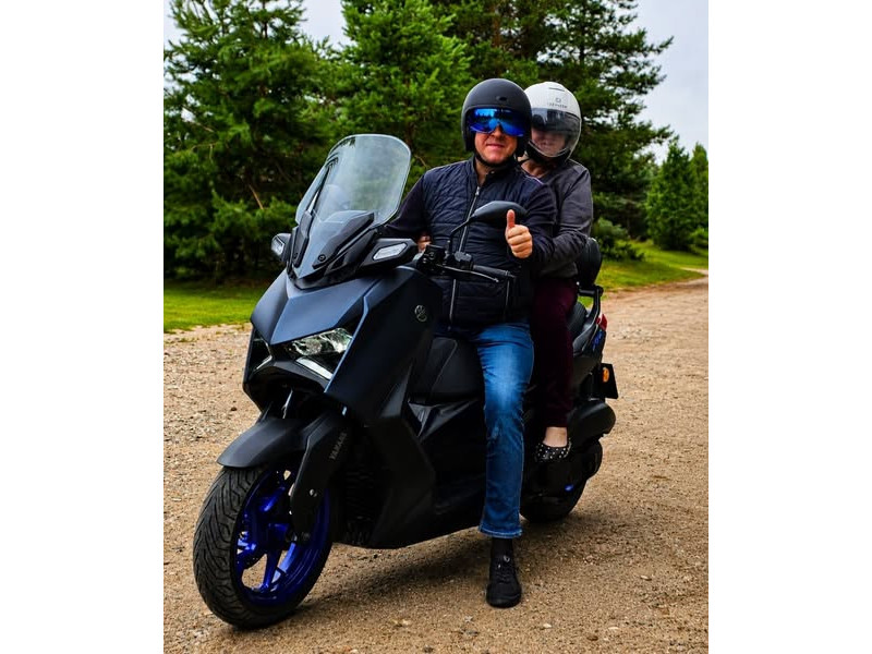 Palangos mero mama 73-iąjį gimtadienį pažymėjo pirmuoju pasivažinėjimu motociklu