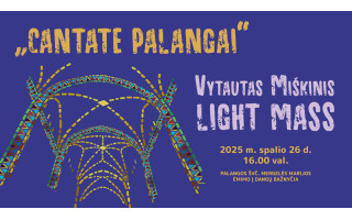 Vytauto Miškinio „Light Mass“ iš pasaulio scenų – į Palangos bažnyčią