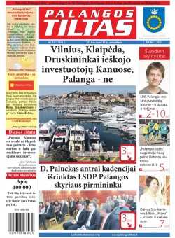 Palangos tilto laikraštis, Data: 2013-03-25, Numeris: 23 (1164) 