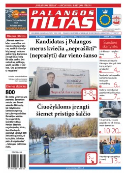 Palangos tilto laikraštis, Data: 2019-02-17, Numeris: 7 (1682) 
