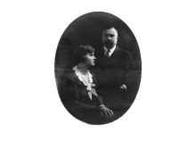 Hypatija Šliūpaitė-Yčienė su vyru Martynu Yču. XX a. 3 deš. LCVA