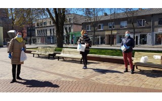 Palangos LIONS geradarystės akcija Palangos centre (FOTOREPORTAŽAS)