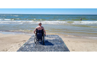  Neįgaliesiems privažiuoti prie jūros jau visai netrukus bus patogiau 