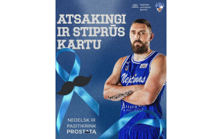 Lapkritį KUL atveria žalią koridorių vyrams