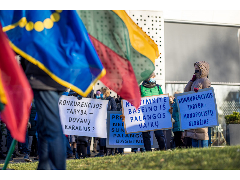 Palanga pakilo į mūšį – nuo privatininkų „Pušyną“ ir miesto baseiną gins visais įmanomais būdais (FOTO GALERIJA)