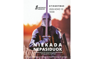 Kretingos muziejuje bus eksponuojama buvusio kariuomenės vado šaltųjų ginklų kolekcija