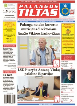 Palangos tilto laikraštis, Data: 2017-10-16, Numeris: 75(1606) 