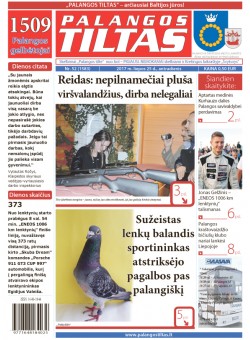 Palangos tilto laikraštis, Data: 2017-07-24, Numeris: 52(1583) 