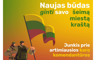 Kviečiama jungtis prie karo komendantūrų
