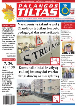 Palangos tilto laikraštis, Data: 2018-11-16, Numeris: 45 