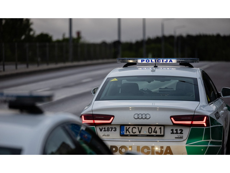 Policijos reidas Vilniaus gatvėse. FOTO: JOSVYDAS ELINSKAS | ELTA
