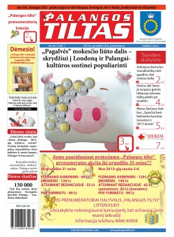 Palangos tilto laikraštis, Data: 2012-12-13, Numeris: 95 (1138) 