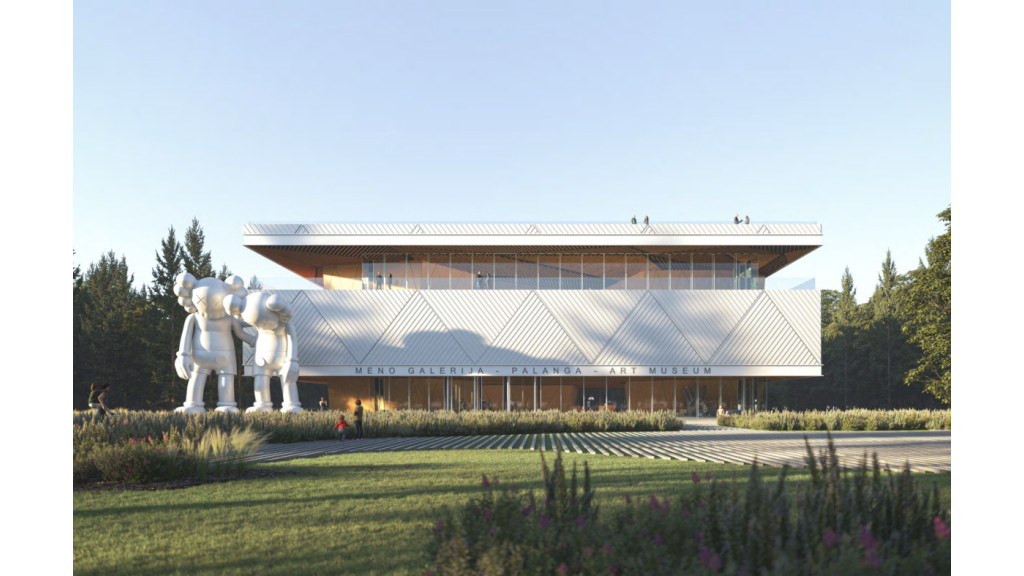 Palanga kviečia pamatyti savo ateitį: Kurhauze pristatomos būsimos meno galerijos architektūrinės idėjos (VIZUALIZACIJOS)